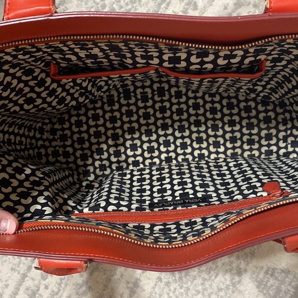 Red Vera Bradley work bag - Picture 2 of 3